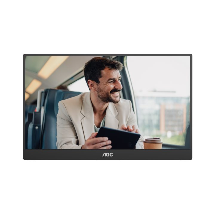 AOC 16T20E2 monitor ou TV portátil Monitor portátil Preto 15,6" LED…