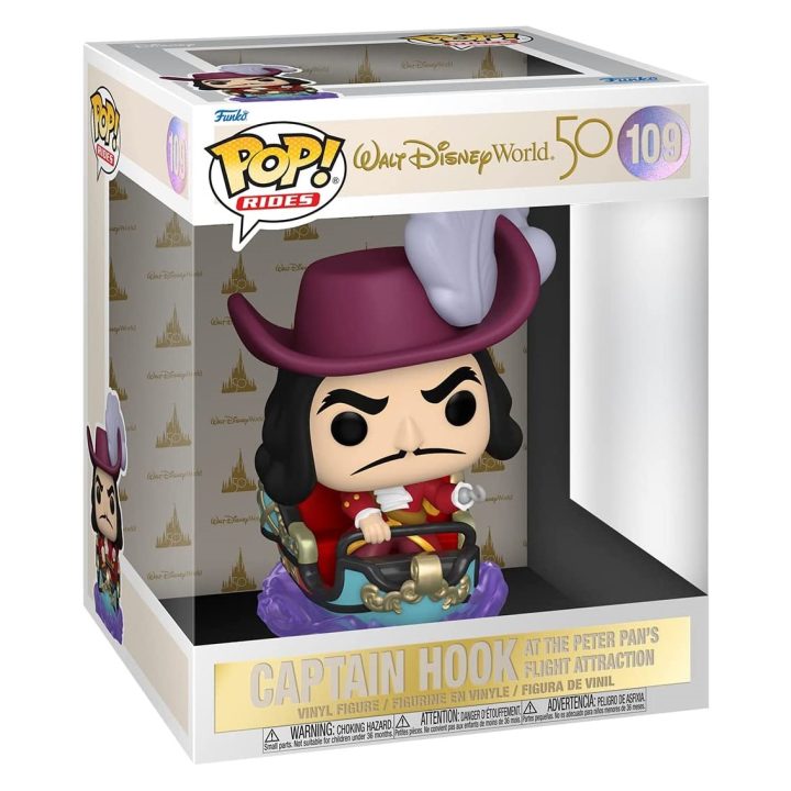 Funko Pop! Ride Wdw 50 Captain Hook on Peter Pan Attraction