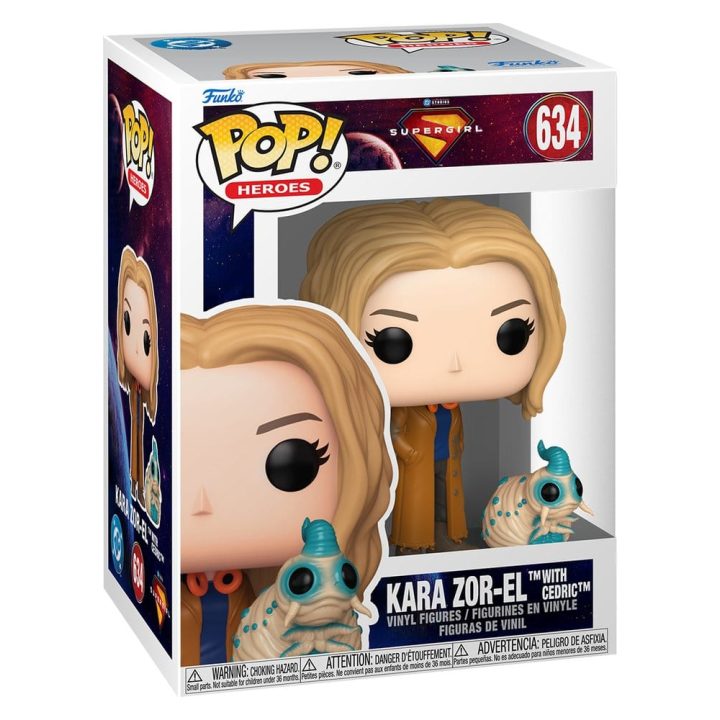Funko Pop! Supergirl Kara Zor – El com Cedric (nº 634)