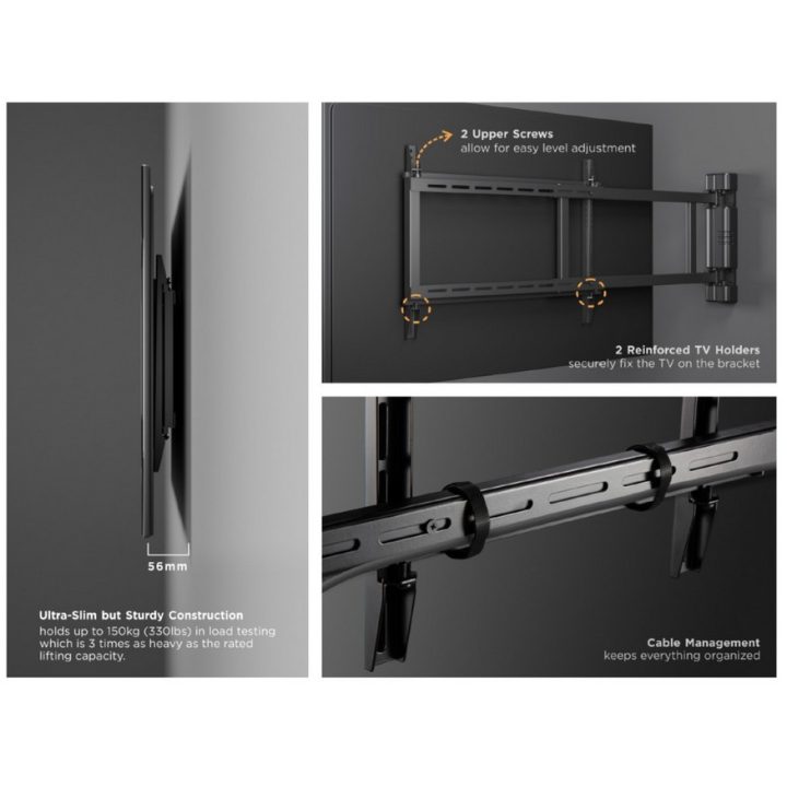 Equip Suporte rotativo motorizado para TV de 32"-75