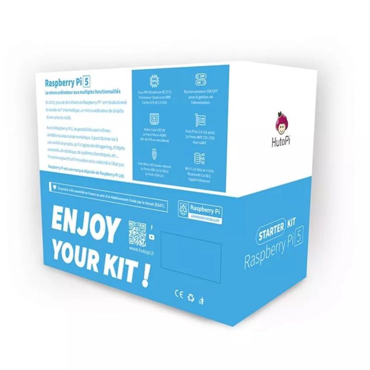 Kit inicial Raspberry Pi 5 versão 8 GB (KITPI58GB)