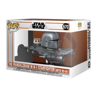 Funko Pop! Rides Mandalorian Mandaloriano & N-1 Starfighter