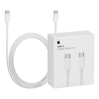 Cabo original Apple iPhone USB-C a USB-C-2 m-blanco (MLL82ZM/A)