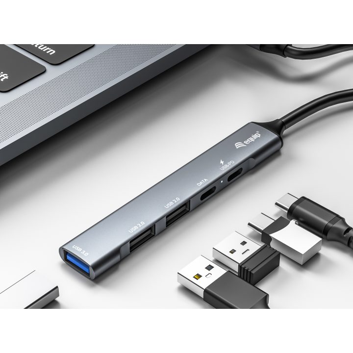 Equip 128962 USB 3.2 Gen 1 (3.1 Gen 1) Type-C Interface Hub 5000…