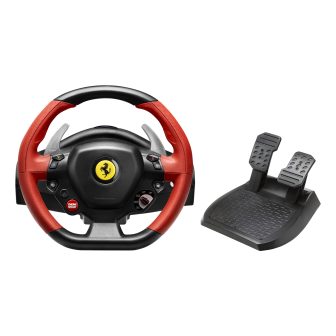 Thrustmaster Ferrari 458 Spider Black, Red USB Steering Wheel +…