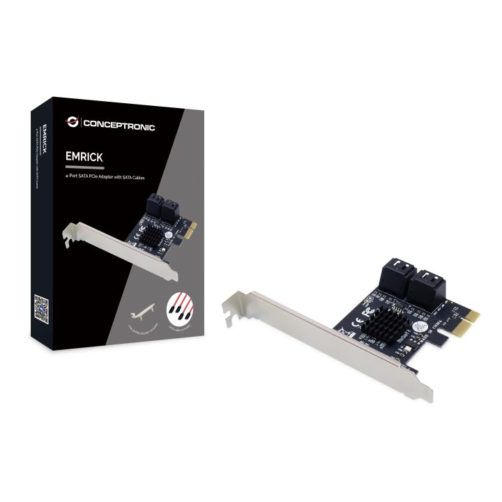 Conceptronic EMRICK03G placa e adaptador de interface interno SATA