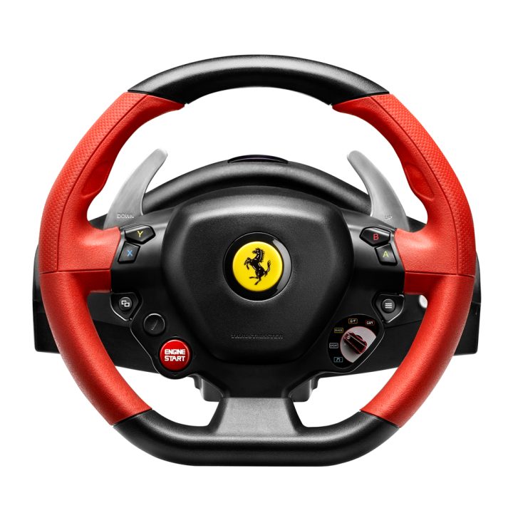 Thrustmaster Ferrari 458 Spider Preto, Vermelho USB Volante + Pedais…