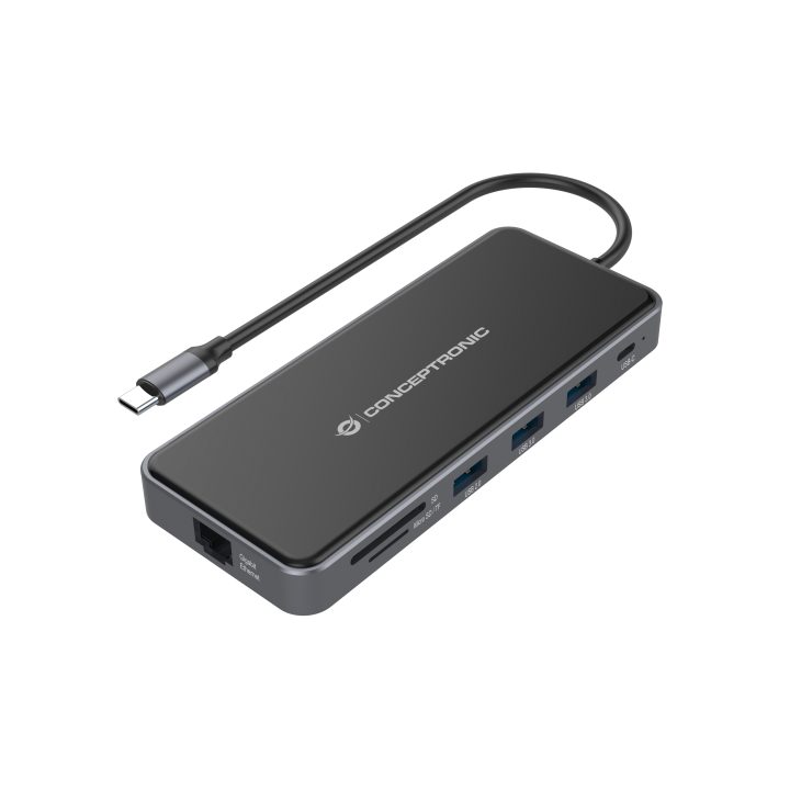 Conceptronic DONN15G base para portátil e replicador de portas Com…