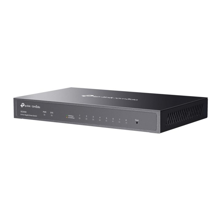TP-Link Omada SG2008 Managed L2/L2+ Gigabit Ethernet (10/100/1000)…