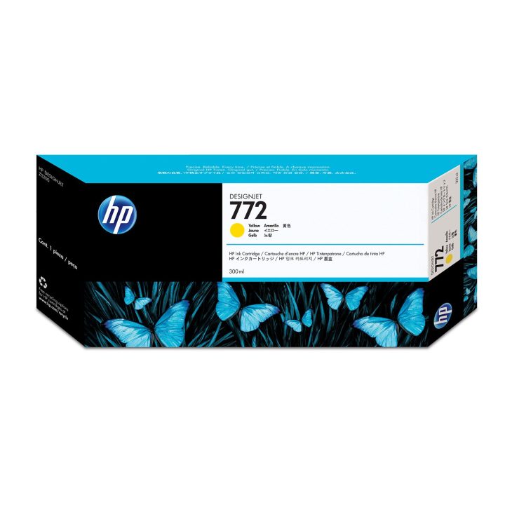 HP DesignJet 772 Yellow Ink Cartridge 300 ml