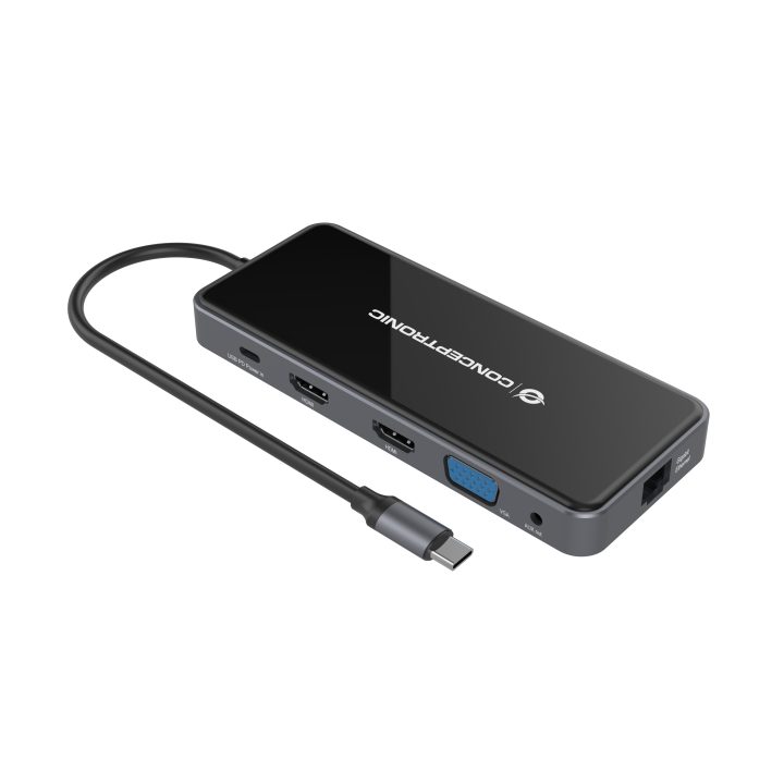 Conceptronic DONN15G base para portátil e replicador de portas Com…