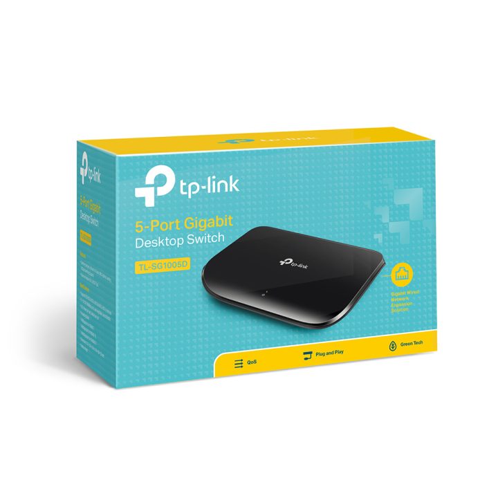 TP-Link TL-SG1005D switch No administrado Gigabit Ethernet…