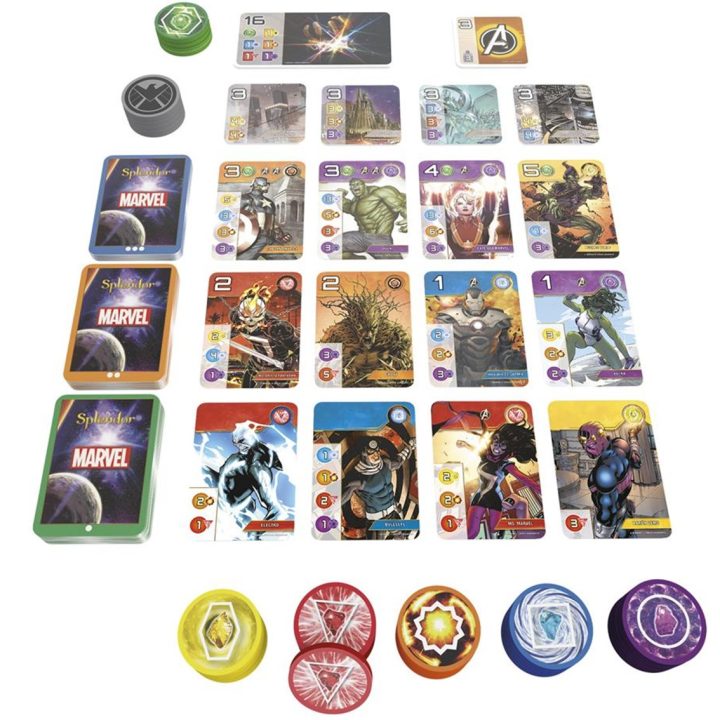 Jogo de tabuleiro Asmodee Splendor Marvel PEGI 10 (SPCSPLMA01ES)