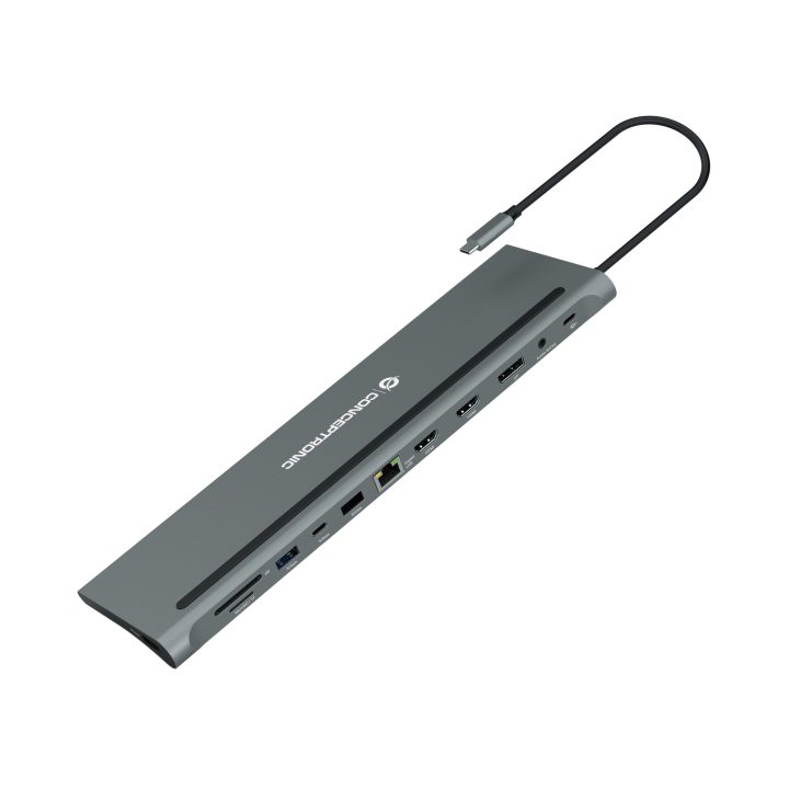 Conceptronic DONN17G Laptop Docking Station and Port Replicator Wired…