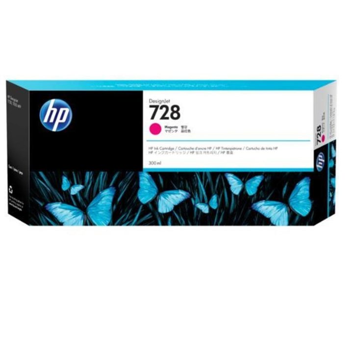 HP DesignJet 728 Magenta Ink Cartridge 300 ml