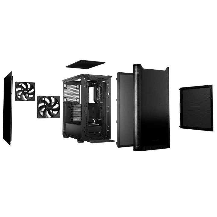 be quiet! PURE BASE 501 Black Midi Tower Black