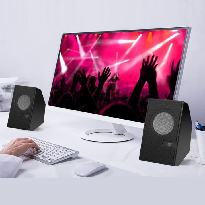 Conceptronic BJORN02B 2-Way Speaker Black Wireless and Wired 6 W
