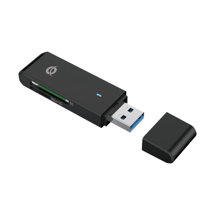 Conceptronic BIAN02B USB 3.2 Gen 1 (3.1 Gen 1) Type-A Card Reader…