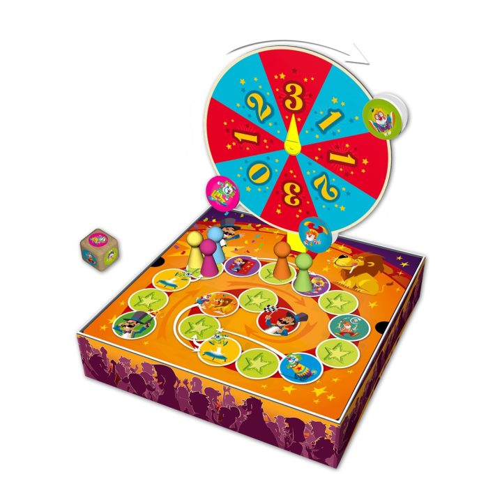 Asmodee Board Game Spin Circus Recommended Age 4 Years (BO20401ML)
