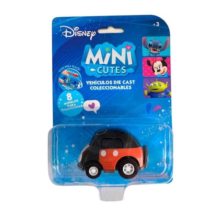 Bandai Red Mini Cute Cars Disney 1 Random Unit (AR79340A)