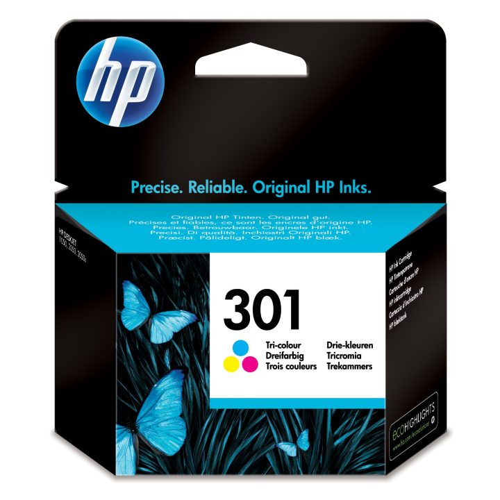 HP Cartucho de tinta original 301 Tricolor