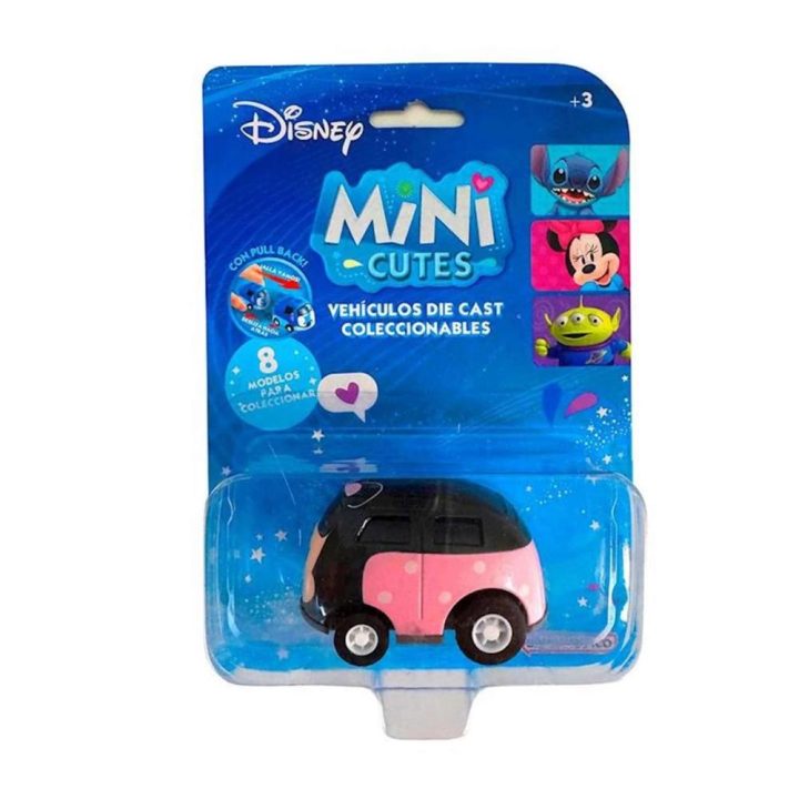Bandai vermelho Mini cute cars Disney 1 unidade aleatória (AR79340A)