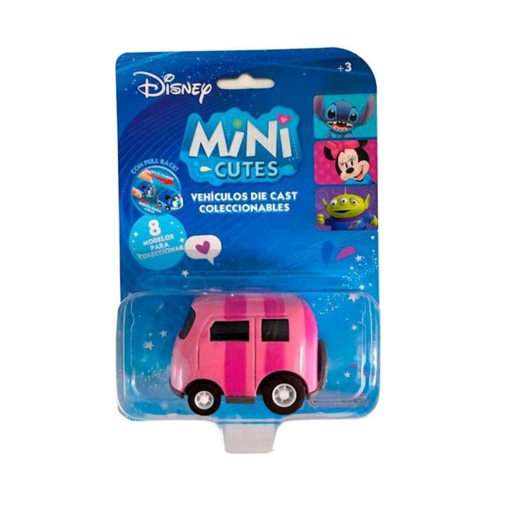 Bandai vermelho Mini cute cars Disney 1 unidade aleatória (AR79340A)