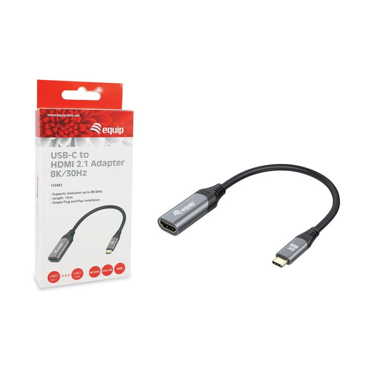 Equip Adaptador USB-C para HDMI 2.1, 8K/30Hz