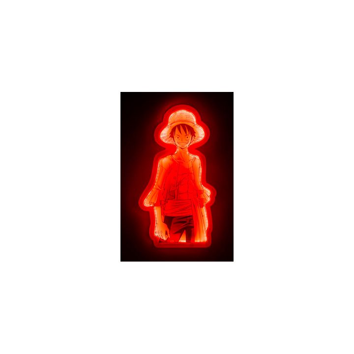 Lâmpada de parede neon Teknofun MadCow Entertainment One Piece Luffy…