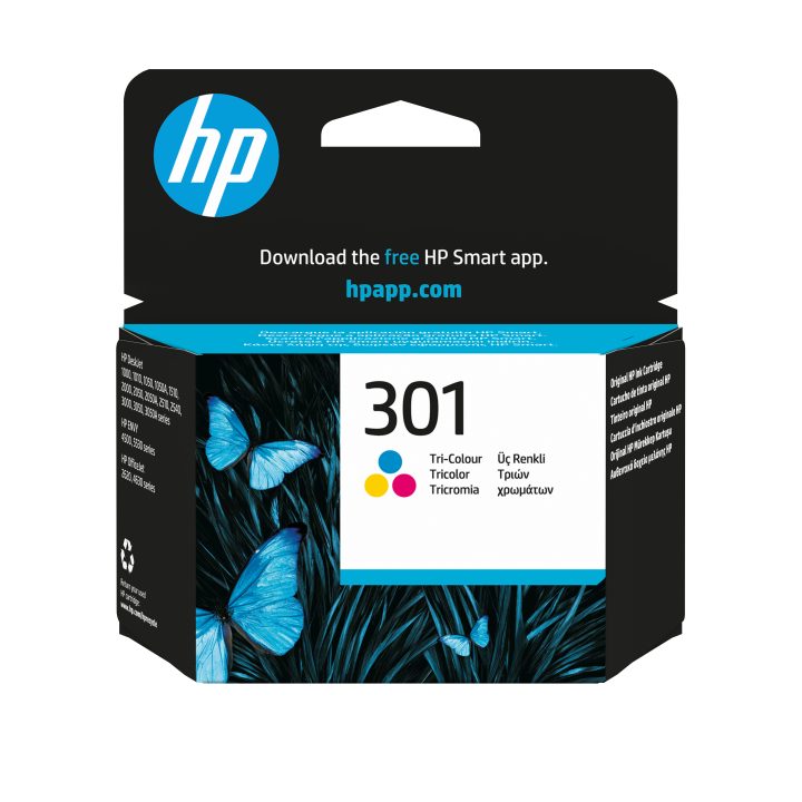 HP Original 301 Tri-color Ink Cartridge