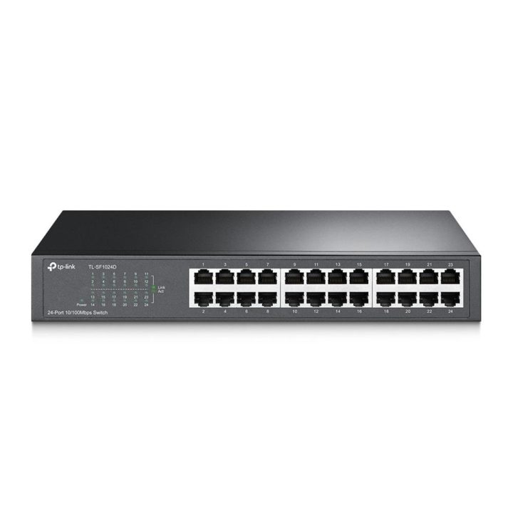 TP-Link TL-SF1024D Unmanaged Fast Ethernet (10/100) Switch Gray