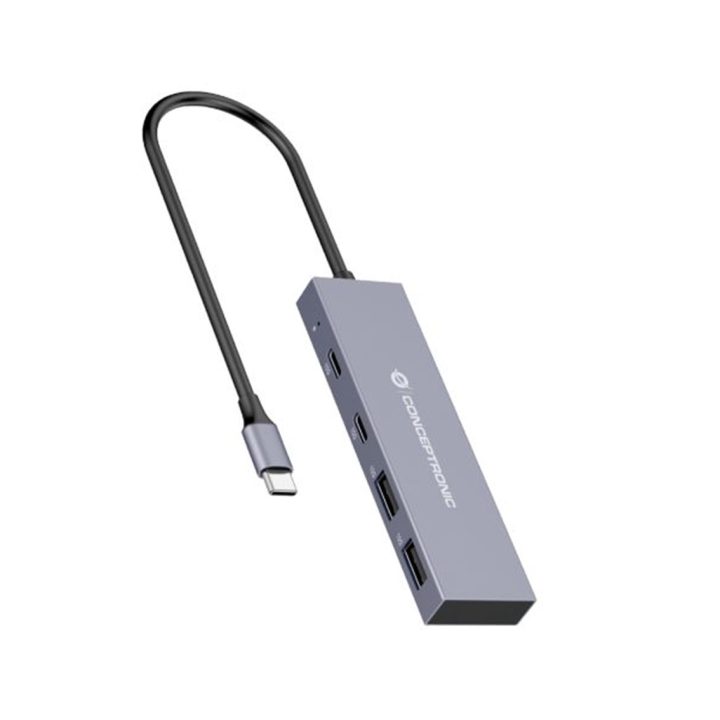 Conceptronic HUBBIES13G USB 3.2 Gen 2 (3.1 Gen 2) Type-C Interface…