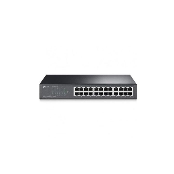 TP-Link TL-SF1024D Unmanaged Fast Ethernet (10/100) Switch Gray