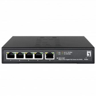 LevelOne GES-2105P Managed L2 Gigabit Ethernet (10/100/1000) Power…