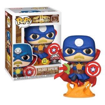 Funko Pop! Marvel – Infinity Warps Soldado Supremo Glow in the Dark…