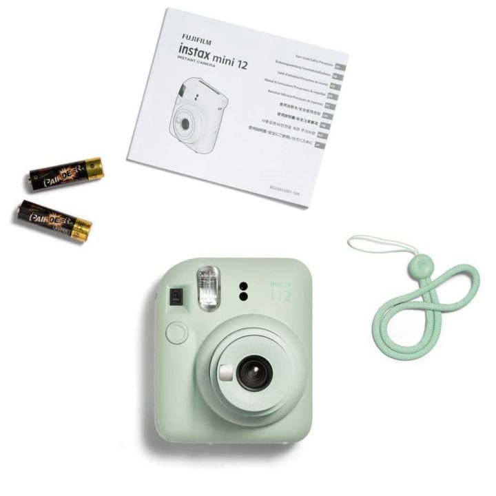 Câmara Fujifilm mini instax 12 flash - autoexposição-verde menta…