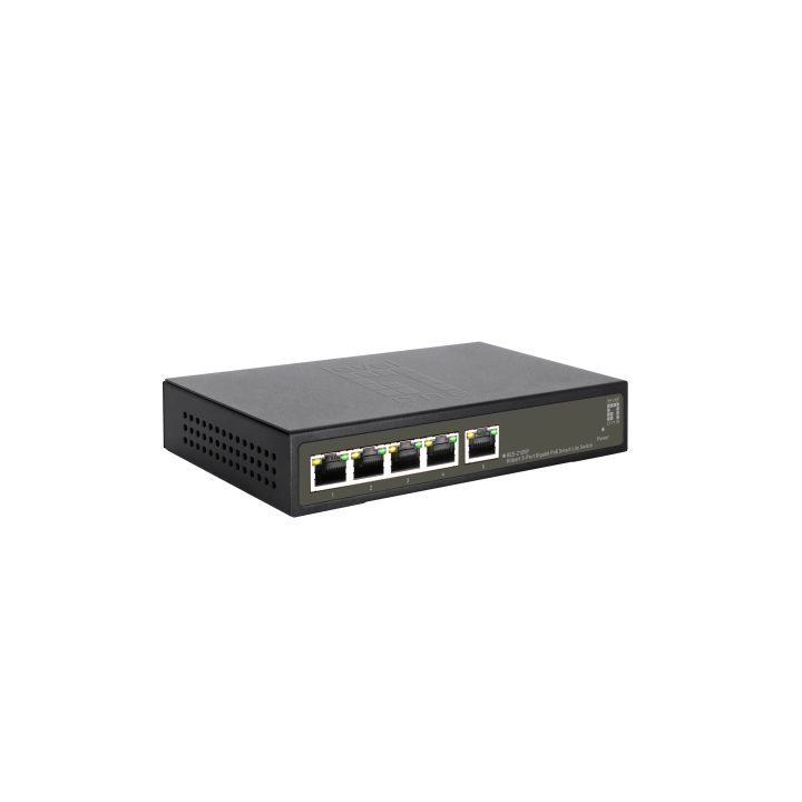 LevelOne GES-2105P Managed L2 Gigabit Ethernet (10/100/1000) Power…