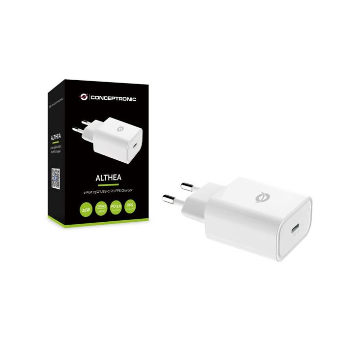 Conceptronic ALTHEA10W Universal Mobile Device Charger White AC Fast…