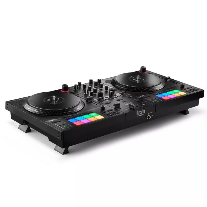 Hercules INPULSE T7 DJ Controller with Vinyl Scratch Capability Black