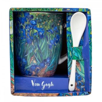 Enesco Van Gogh Irises Mug with Spoon (523444)
