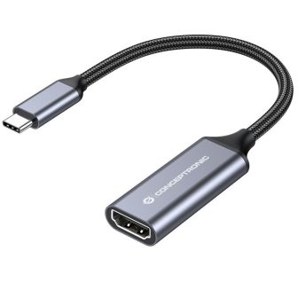 Conceptronic ABBY09G USB Graphics Adapter 4096 x 2160 Pixels Gray
