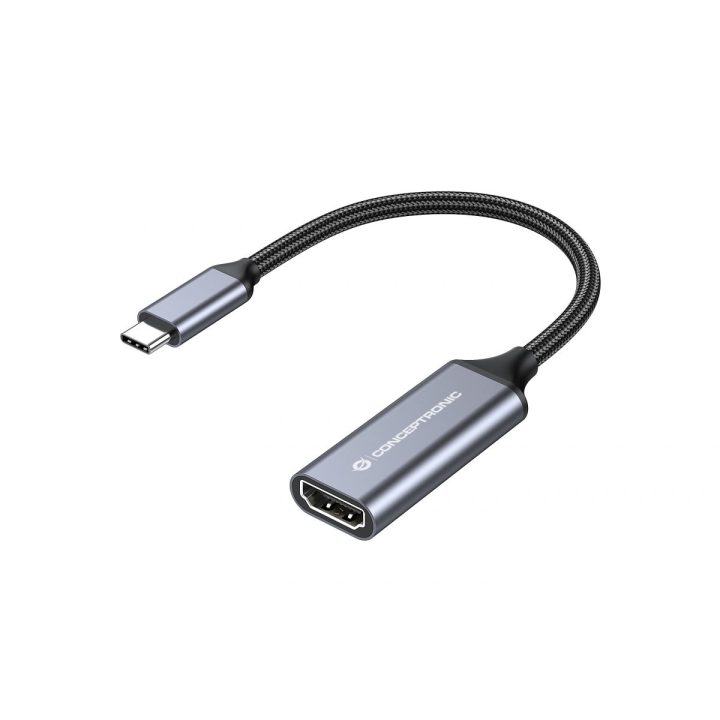 Conceptronic ABBY09G USB Graphics Adapter 4096 x 2160 Pixels Gray
