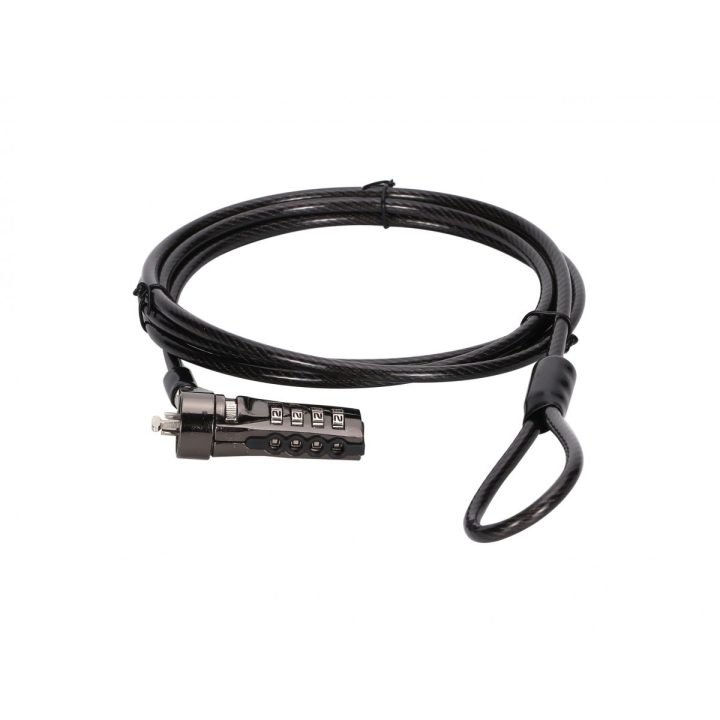 Conceptronic CUSTODIO01BS cabo antirroubo Preto 1,8 m