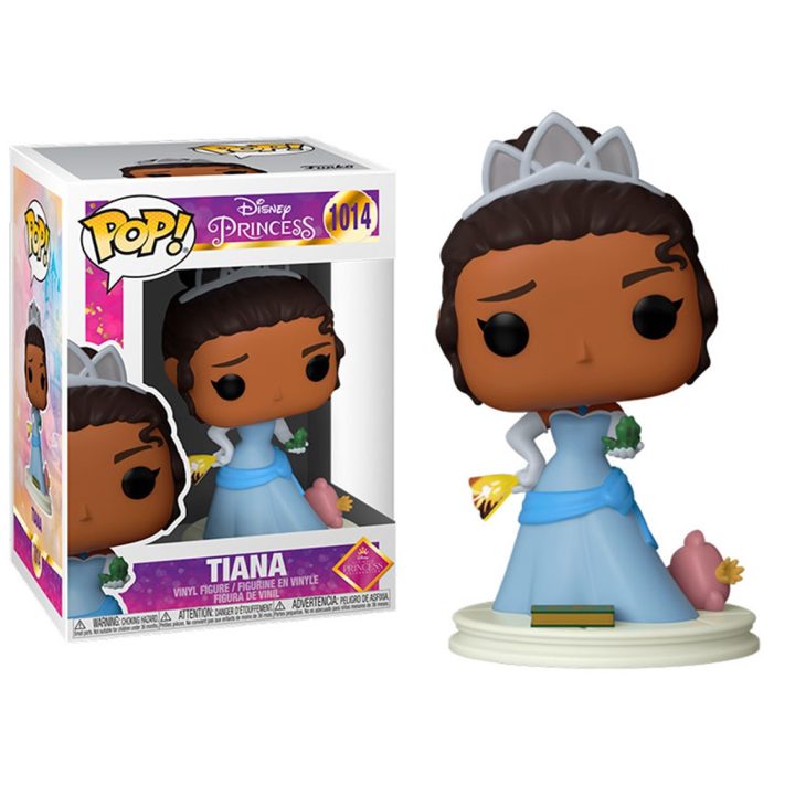 Funko Pop! Disney – Ultimate Princess Tiana e o Sapo Tiana com Sapo