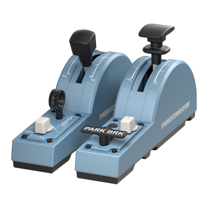 Thrustmaster TCA Quadrant Add-On Airbus Edition Azul Simulador de…