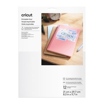 Vinil imprimível Cricut A4 - 12 folhas (branco) (2011883)