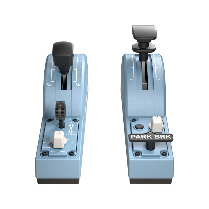 Thrustmaster TCA Quadrant Add-On Airbus Edition Blue Analog/Digital…