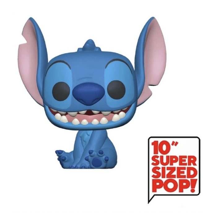 Funko Pop! Jumbo Disney – Lilo & Stitch Stitch Sentado 10 Pulgadas