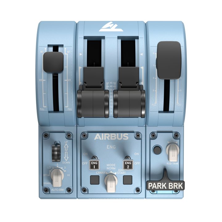 Thrustmaster TCA Quadrant Add-On Airbus Edition Azul Simulador de Voo…