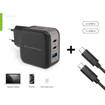 Conceptronic ALTHEA17B Universal Mobile Device Charger Black AC Fast…